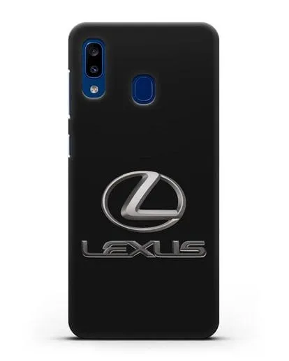 Чехол с логотипом Lexus силиконовый для Samsung Galaxy A20 [SM-A205FN]