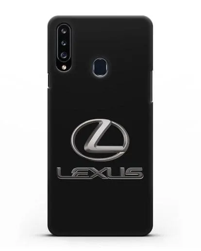 Чехол с логотипом Lexus силиконовый для Samsung Galaxy A20s [SM-A207FN]