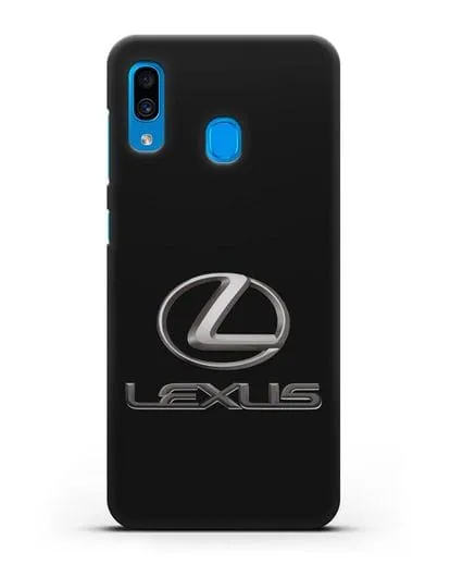 Чехол с логотипом Lexus силиконовый для Samsung Galaxy A30 [SM-A305FN]