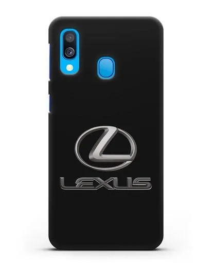 Чехол с логотипом Lexus силиконовый для Samsung Galaxy A40 [SM-A405F]
