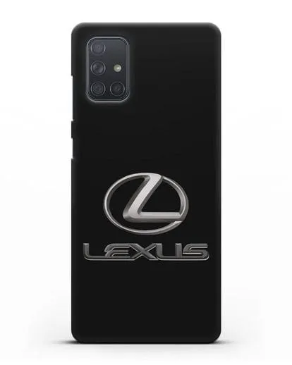 Чехол с логотипом Lexus силиконовый для Samsung Galaxy A71 [SM-A715F]
