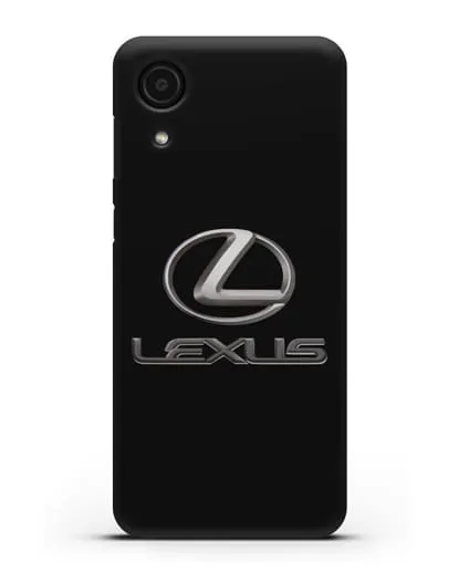 Чехол с логотипом Lexus силиконовый для Samsung Galaxy A03 Core [A032F]