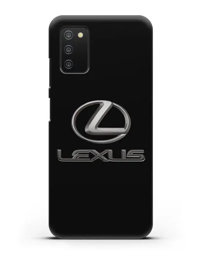 Чехол с логотипом Lexus силиконовый для Samsung Galaxy A03S [SM-A037F]