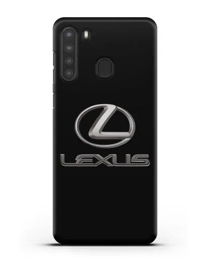 Чехол с логотипом Lexus силиконовый для Samsung Galaxy A21 [SM-A215]