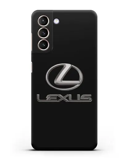 Чехол с логотипом Lexus силиконовый для Samsung Galaxy S21 [SM-G991B]