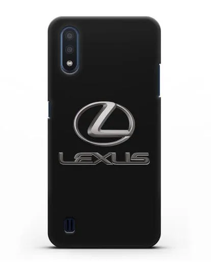 Чехол с логотипом Lexus силиконовый для Samsung Galaxy M01 [SM-M015F]