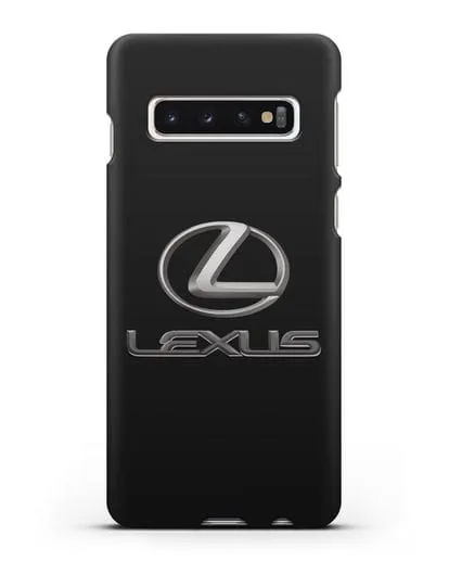 Чехол с логотипом Lexus силиконовый для Samsung Galaxy S10 Plus [SM-G975F]