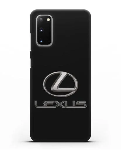 Чехол с логотипом Lexus силиконовый для Samsung Galaxy S20 [SM-G980F]