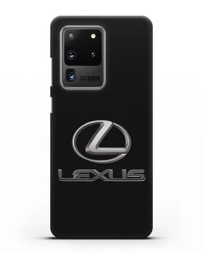 Чехол с логотипом Lexus силиконовый для Samsung Galaxy S20 Ultra [SM-G988B]