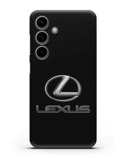 Чехол с логотипом Lexus силиконовый для Samsung Galaxy S24