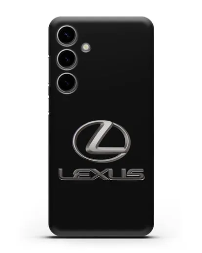 Чехол с логотипом Lexus силиконовый для Samsung Galaxy S24 Plus