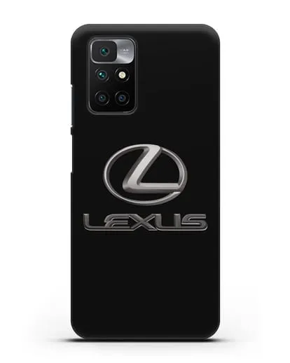 Чехол с логотипом Lexus силиконовый для Xiaomi Redmi 10
