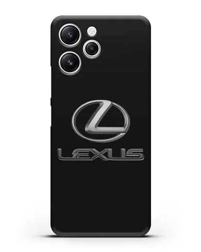 Чехол с логотипом Lexus силиконовый для Xiaomi Redmi 12