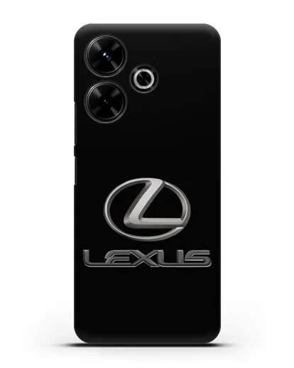 Чехол с логотипом Lexus силиконовый для Xiaomi Redmi 13