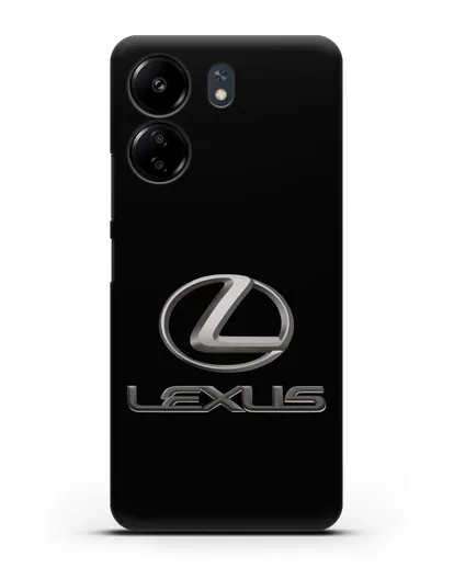 Чехол с логотипом Lexus силиконовый для Xiaomi Redmi 13C