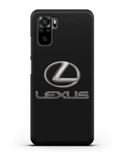 Чехол с логотипом Lexus силиконовый для Xiaomi Redmi Note 10