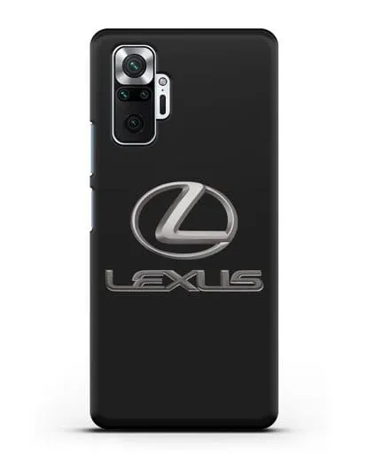 Чехол с логотипом Lexus силиконовый для Xiaomi Redmi Note 10 Pro
