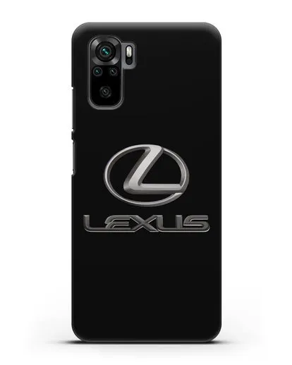 Чехол с логотипом Lexus силиконовый для Xiaomi Redmi Note 10S