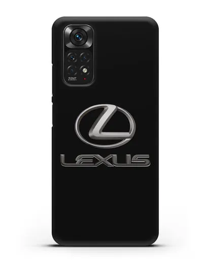 Чехол с логотипом Lexus силиконовый для Xiaomi Redmi Note 11
