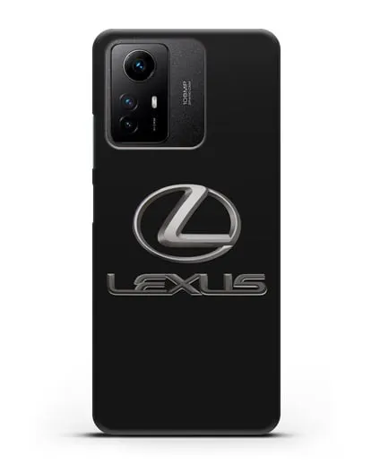 Чехол с логотипом Lexus силиконовый для Xiaomi Redmi Note 12S