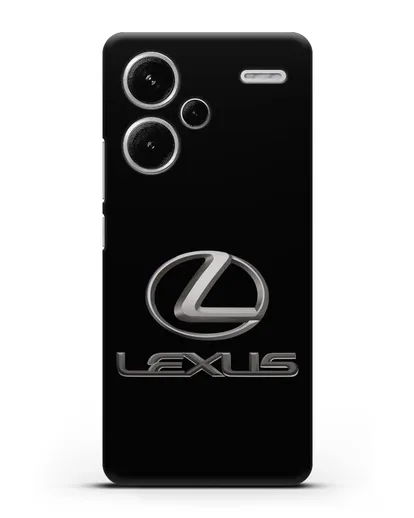 Чехол с логотипом Lexus силиконовый для Xiaomi Redmi Note 13 Pro Plus 5G