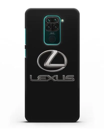 Чехол с логотипом Lexus силиконовый для Xiaomi Redmi Note 9