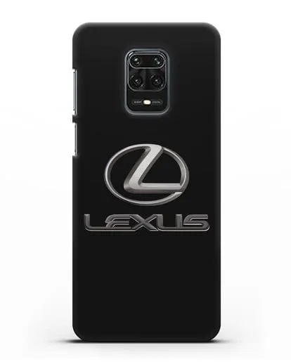 Чехол с логотипом Lexus силиконовый для Xiaomi Redmi Note 9S