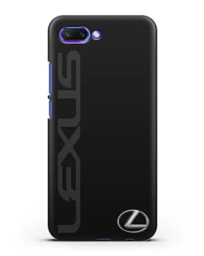 Чехол с надписью Lexus и логотипом силиконовый для Honor 10
