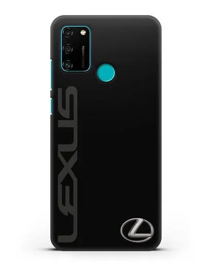Чехол с надписью Lexus и логотипом силиконовый для Honor 9A