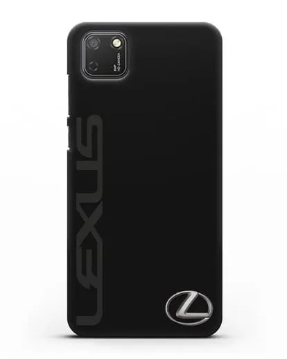 Чехол с надписью Lexus и логотипом силиконовый для Honor 9S