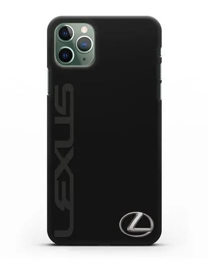 Чехол с надписью Lexus и логотипом силиконовый для iPhone 11 Pro Max