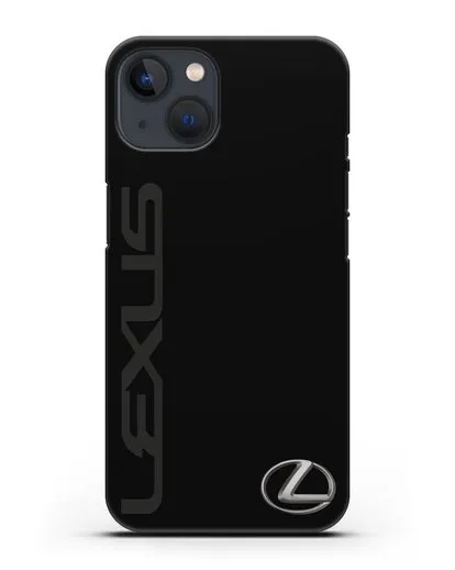 Чехол с надписью Lexus и логотипом силиконовый для iPhone 13 Mini