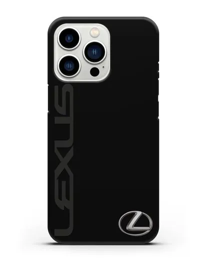 Чехол с надписью Lexus и логотипом силиконовый для iPhone 13 Pro