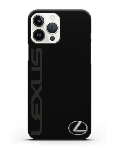 Чехол с надписью Lexus и логотипом силиконовый для iPhone 13 Pro Max