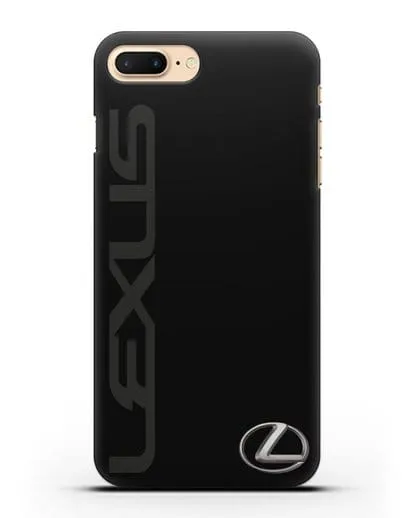 Чехол с надписью Lexus и логотипом силиконовый для iPhone 7 Plus