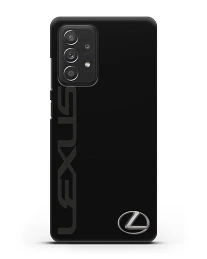 Чехол с надписью Lexus и логотипом силиконовый для Samsung Galaxy A53