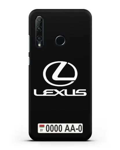 Чехол Lexus с автомобильным номером силиконовый для Honor 20e