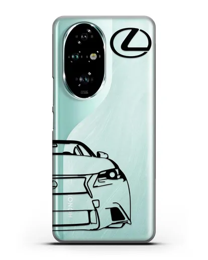 Чехол с изображением Lexus силиконовый для Honor 200 Pro