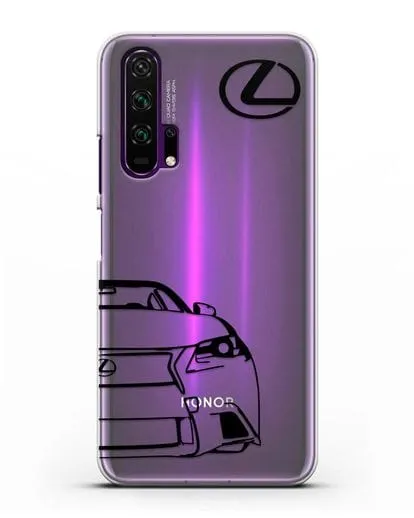 Чехол с изображением Lexus силиконовый для Honor 20 Pro