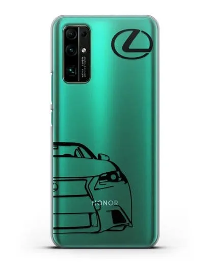 Чехол с изображением Lexus силиконовый для Honor 30