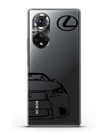 Чехол с изображением Lexus силиконовый для Honor 50