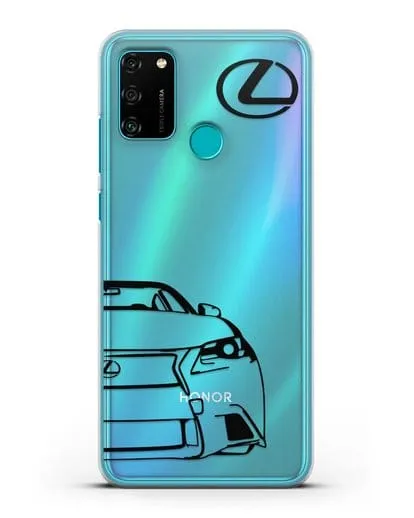 Чехол с изображением Lexus силиконовый для Honor 9A