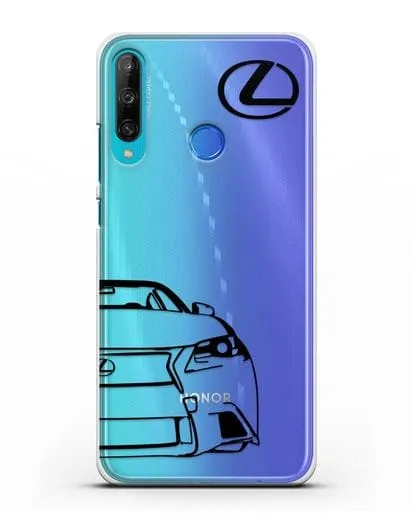 Чехол с изображением Lexus силиконовый для Honor 9C