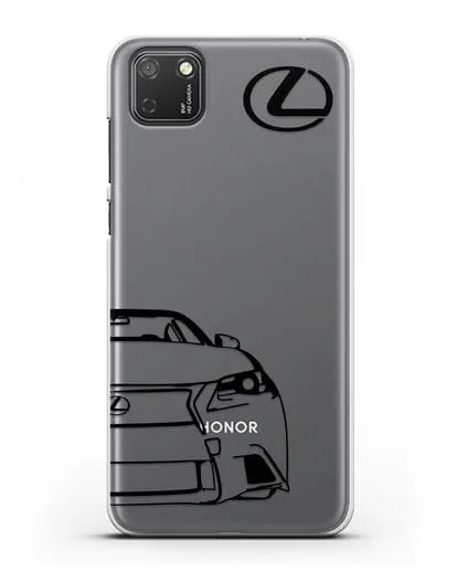 Чехол с изображением Lexus силиконовый для Honor 9S