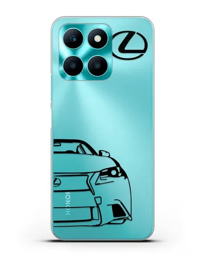 Чехол с изображением Lexus силиконовый для Honor X6a