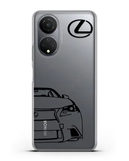 Чехол с изображением Lexus силиконовый для Honor X7