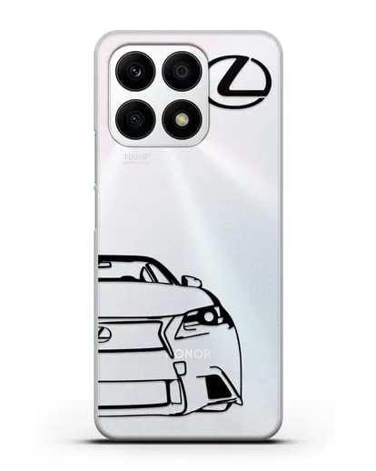 Чехол с изображением Lexus силиконовый для Honor X8a