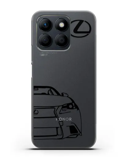 Чехол с изображением Lexus силиконовый для Honor X8b
