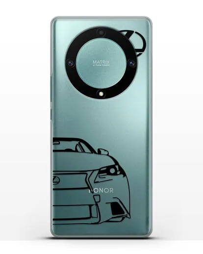 Чехол с изображением Lexus силиконовый для Honor X9a
