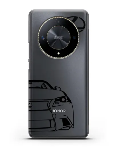 Чехол с изображением Lexus силиконовый для Honor X9b
